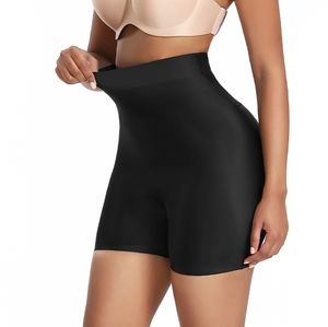 Tummy Control Boy Shorts - Black